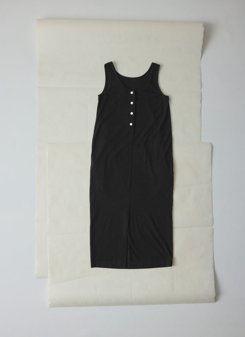 Lydia Jersey Shift Dress | Washed Black