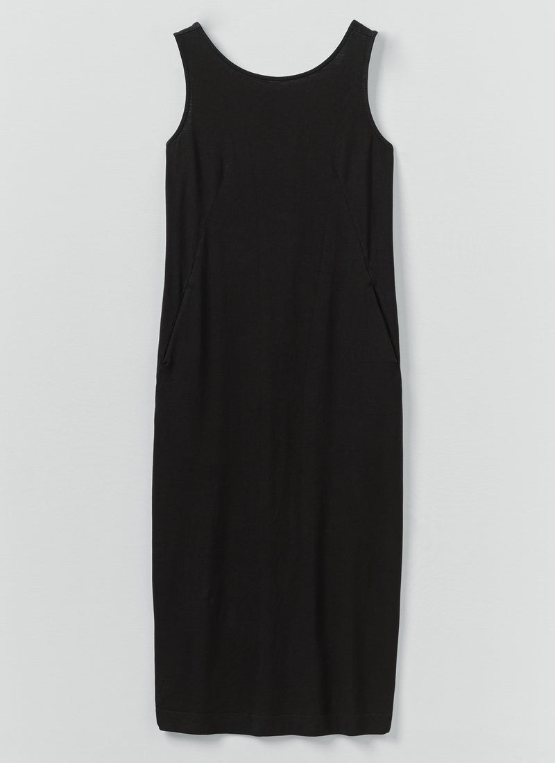 Lydia Jersey Shift Dress | Washed Black