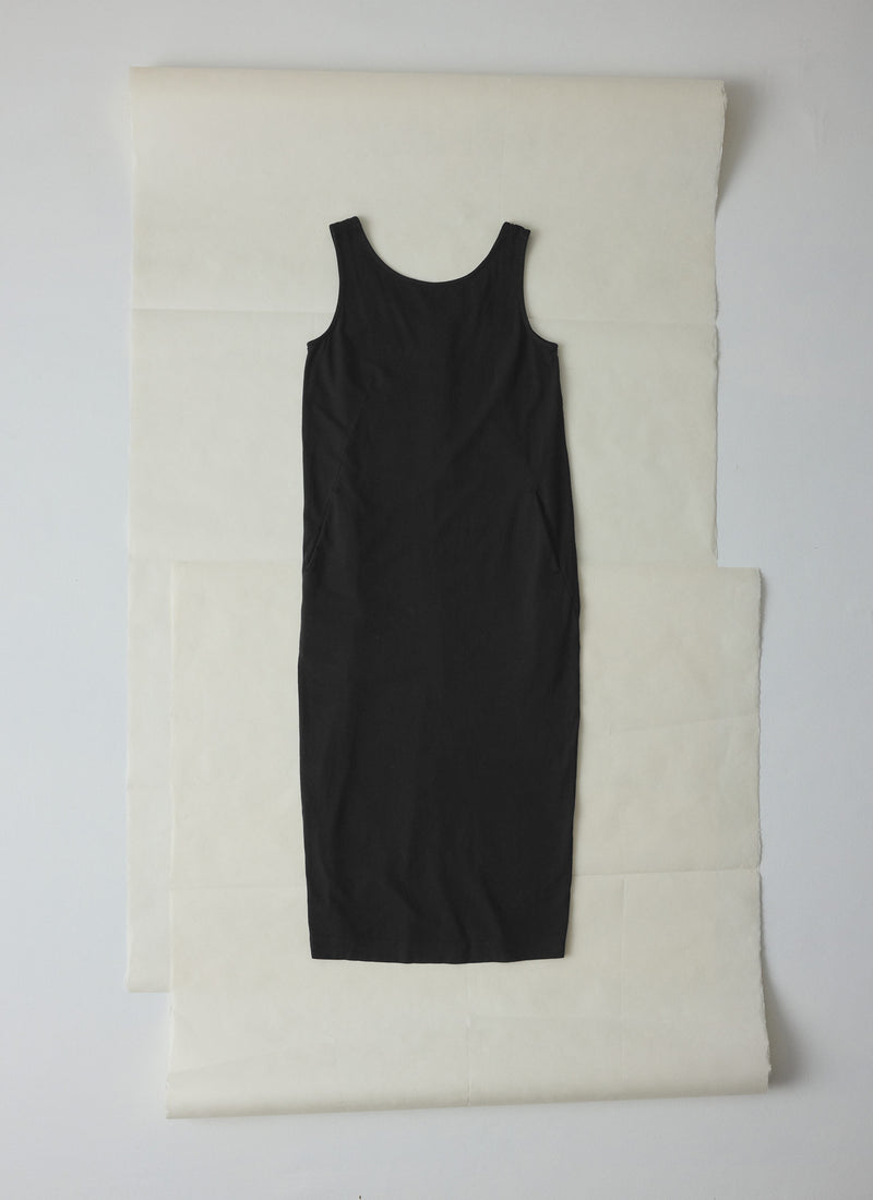 Lydia Jersey Shift Dress | Washed Black