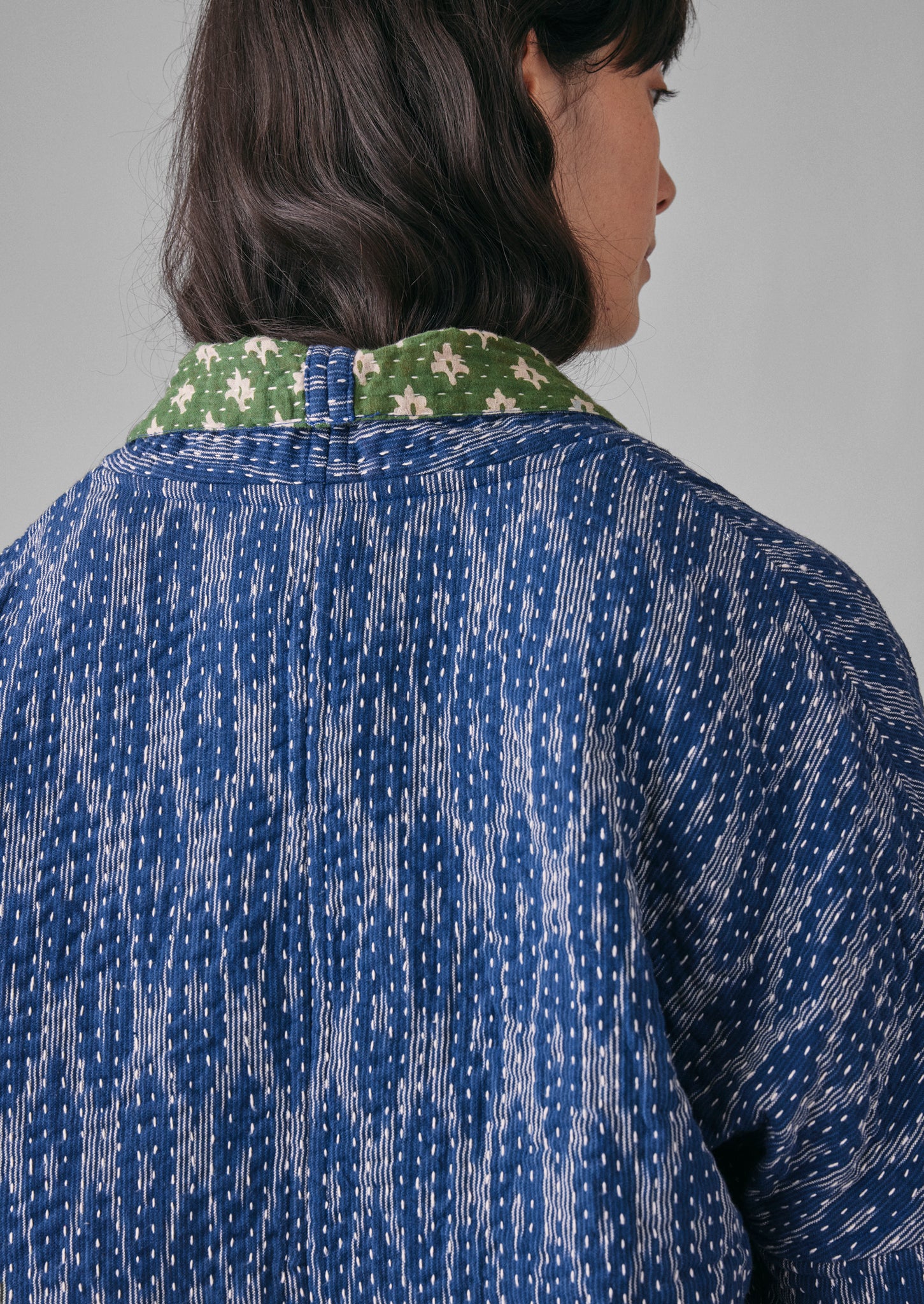 Ikat Kantha Jacket | Reds | TOAST