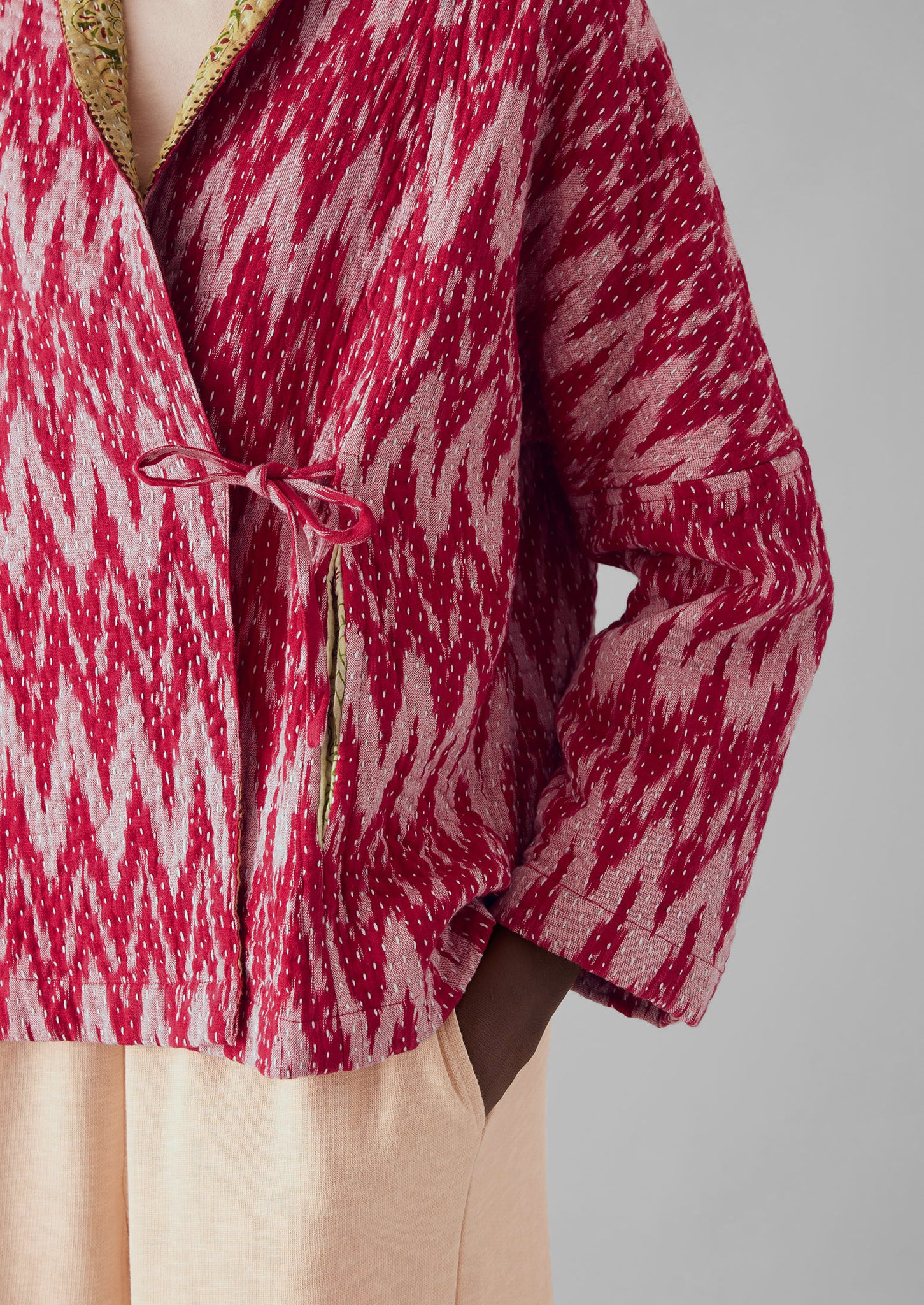 Ikat Kantha Jacket Blues TOAST