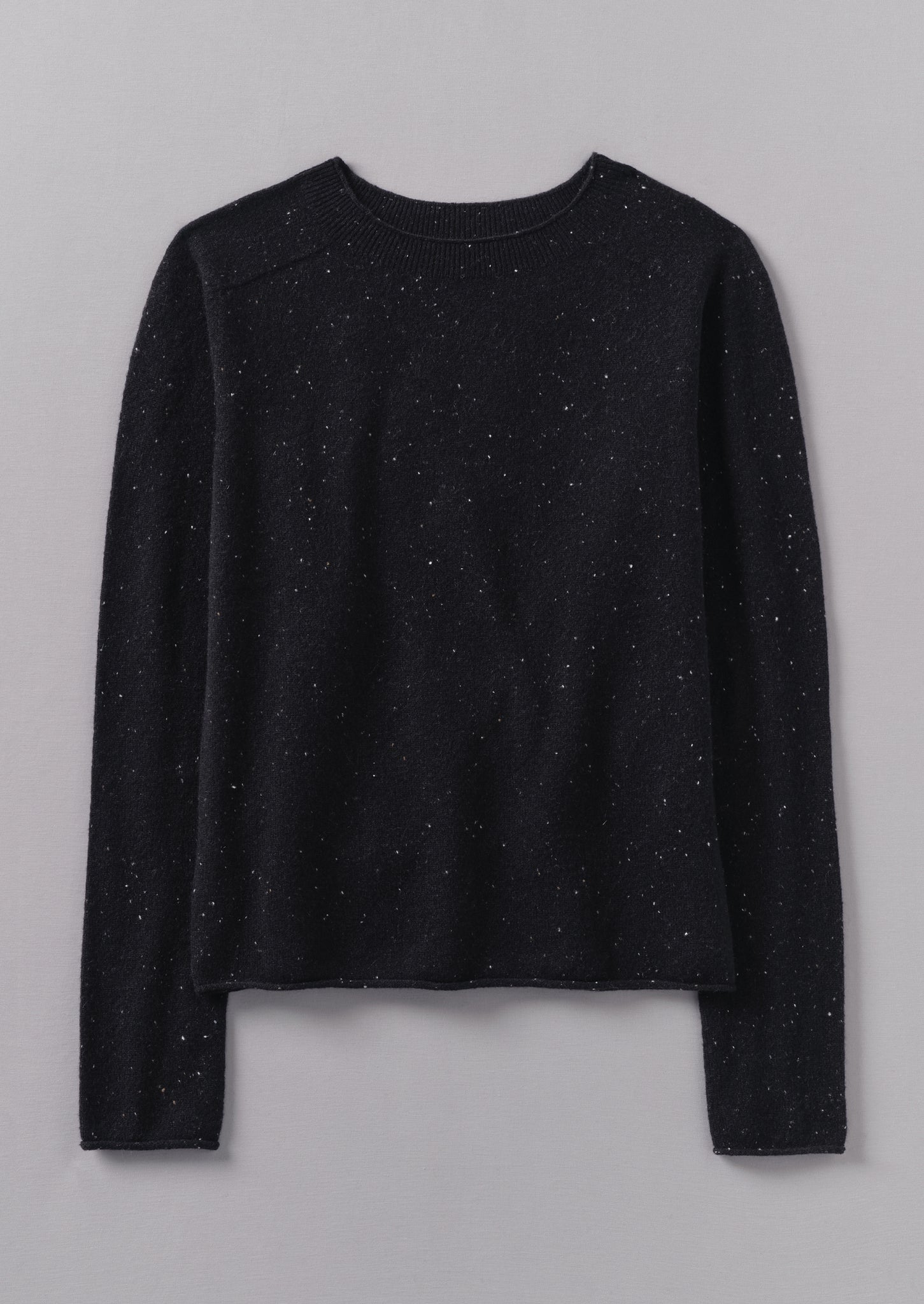 Wool Cashmere Neat Sweater Night Sky TOAST