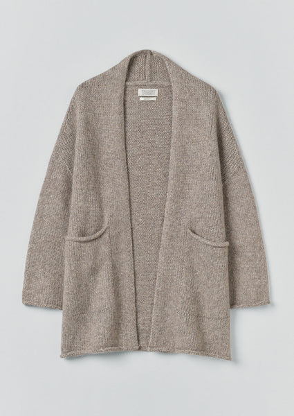 Lofty Alpaca Cardigan | Stone | TOAST