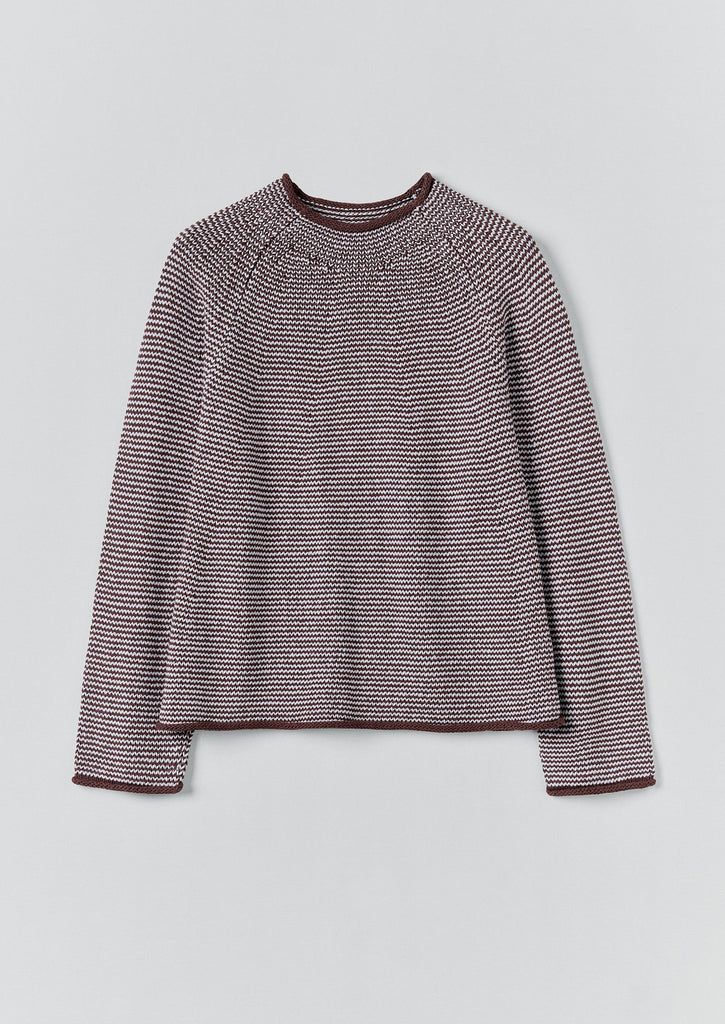 Threaded Pear Emily Stripe Textured Sweater