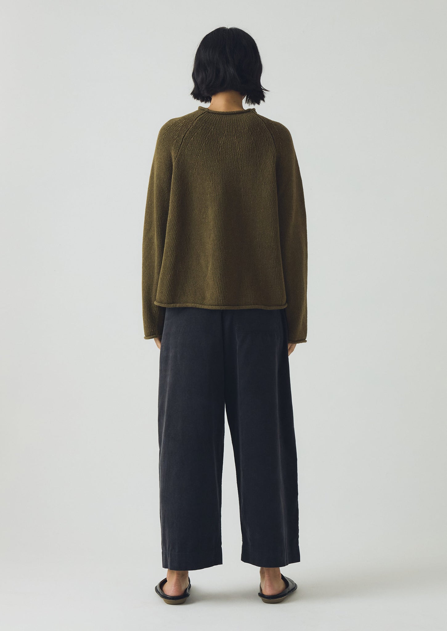 Organic Cotton Linen Easy Sweater | Montella