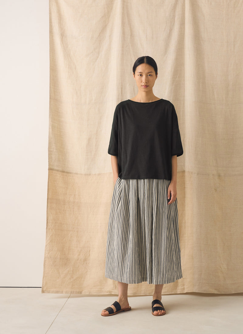 Cotton Hemp Jersey Tee | Slate