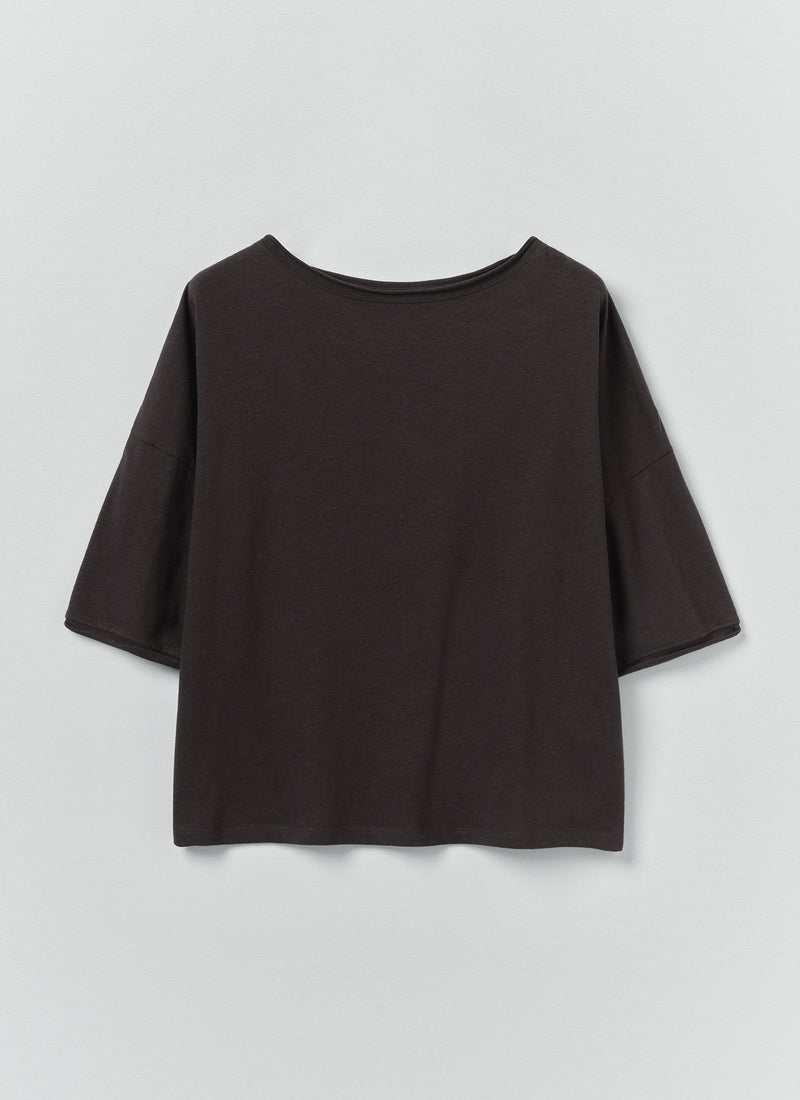 Cotton Hemp Jersey Tee | Slate