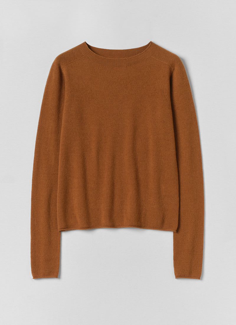 Wool Cashmere Neat Sweater | Ginger