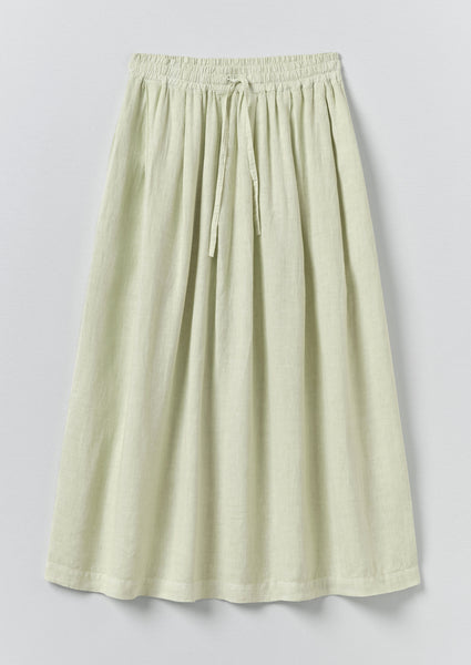 Garment Dyed Linen Skirt | Mint Tea | TOAST