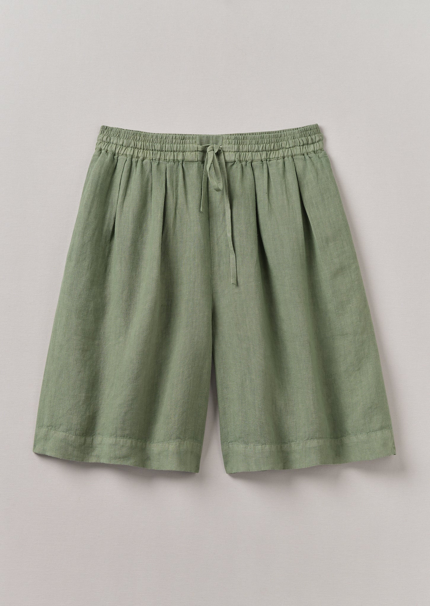 Garment Dyed Drawstring Shorts | Light Sage