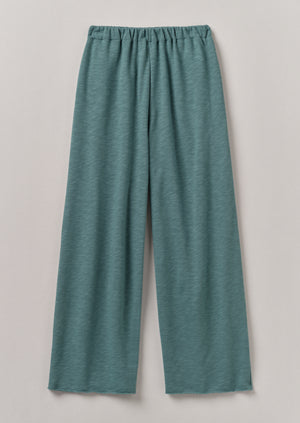 Full Length Loopback Jersey Trousers | Dusty Jade