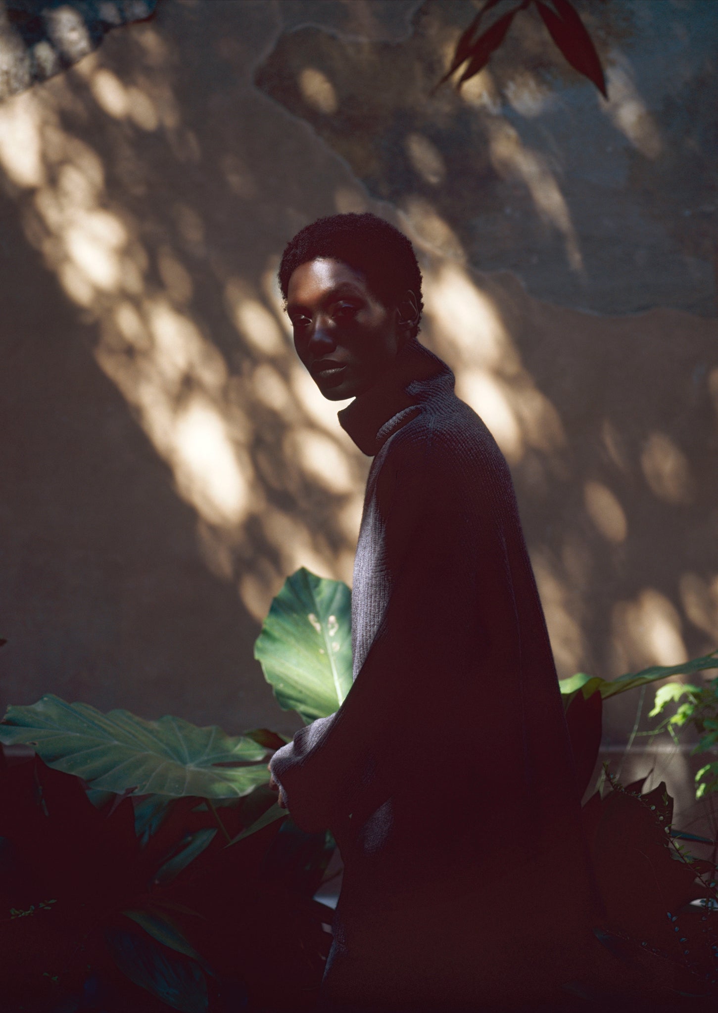 Wool Cashmere Knitted Trousers | Charcoal