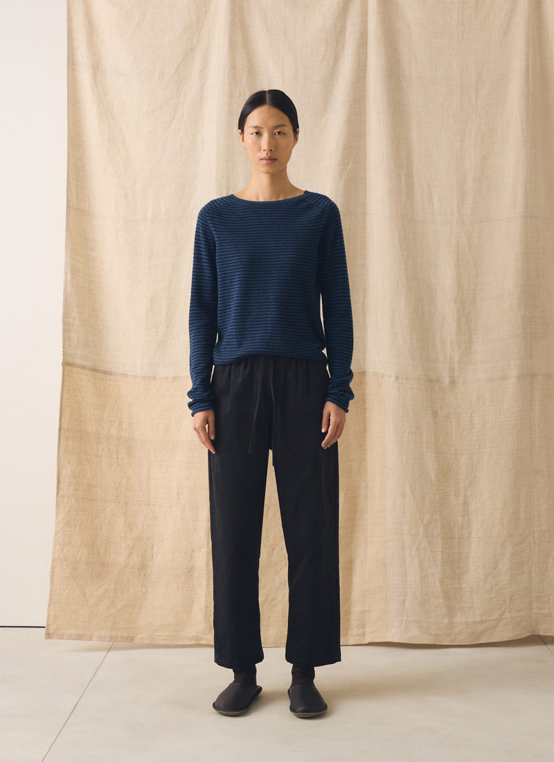 Suki Organic Cord Trousers | Charcoal
