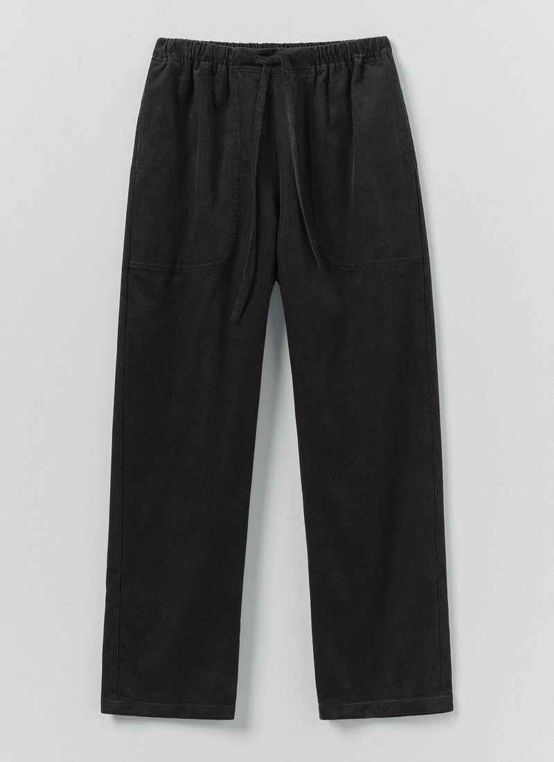 Suki Organic Cord Trousers | Charcoal