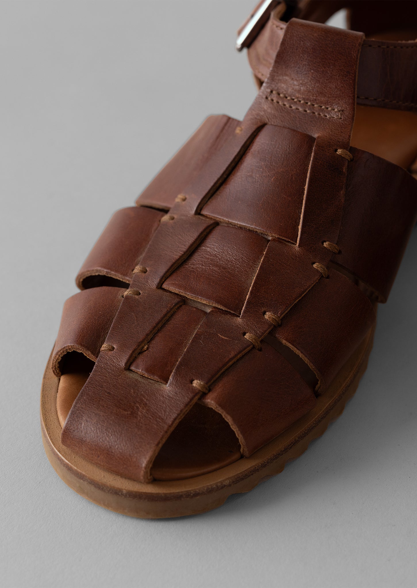 Paraboot Pacific Leather Sandals | Marron Brown