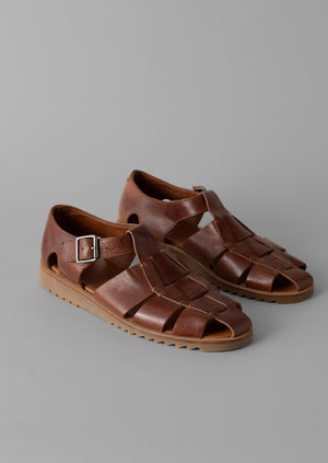 Paraboot Pacific Leather Sandals | Marron Brown