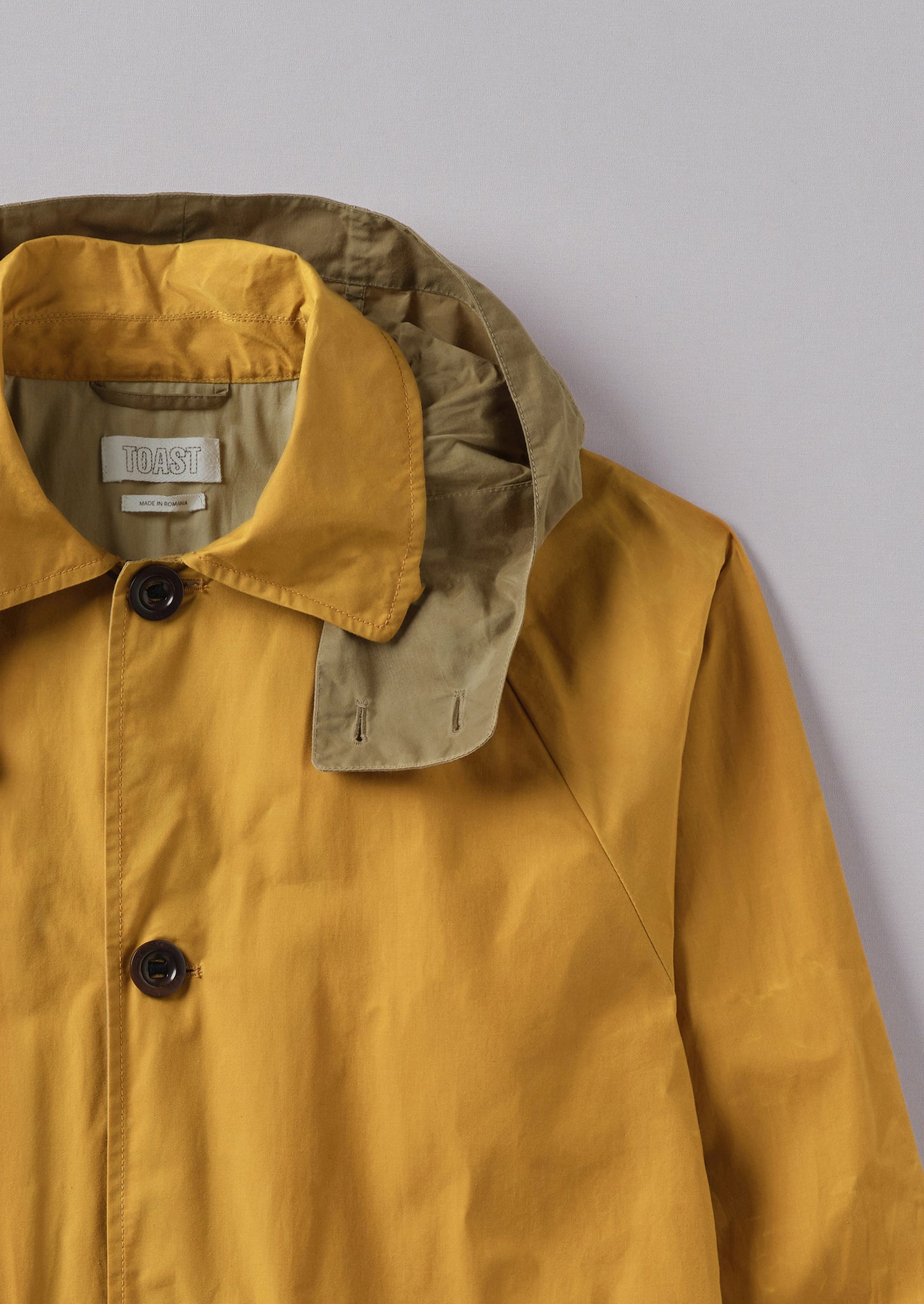 Waxed Cotton Mountain Coat | Cumin