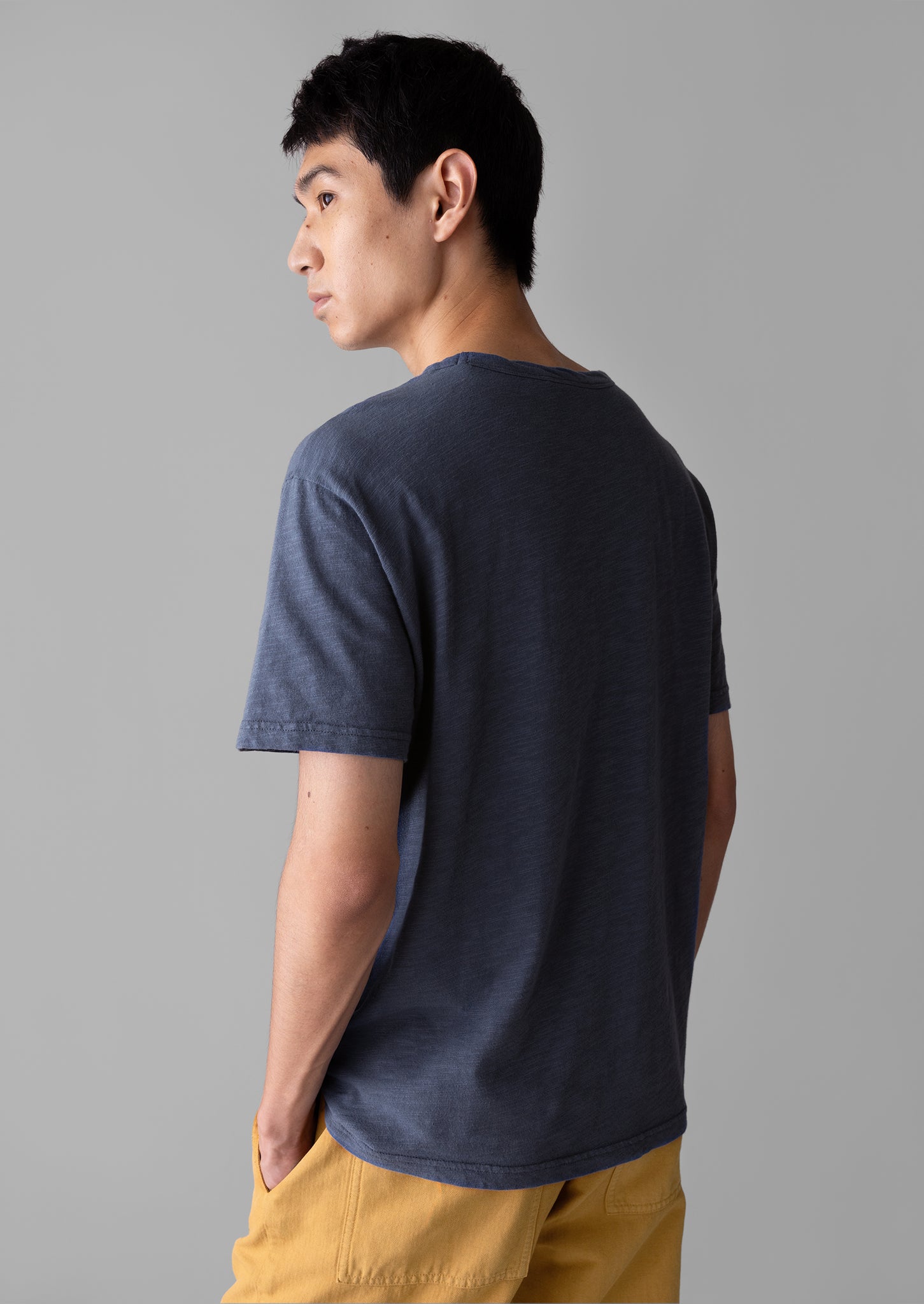 Theo Cotton Short Sleeve Tee | Prussian Blue