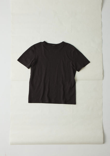 Theo Cotton Short Sleeve Tee Carbon