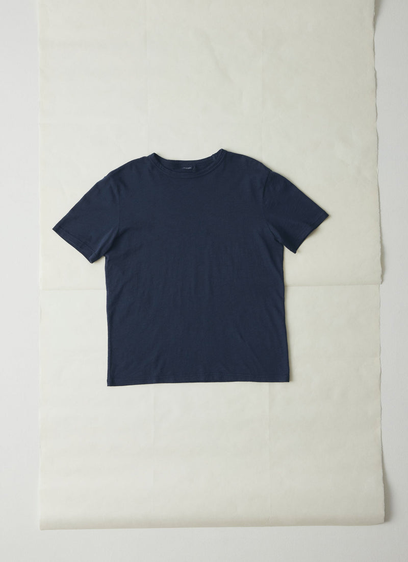 Theo Organic Cotton Short Sleeve Tee | Prussian Blue