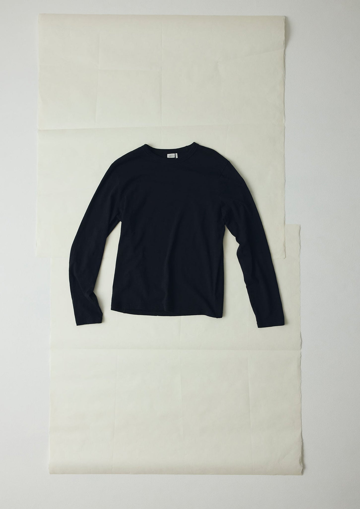 Frank Cotton Long Sleeve Tee | Carbon Black