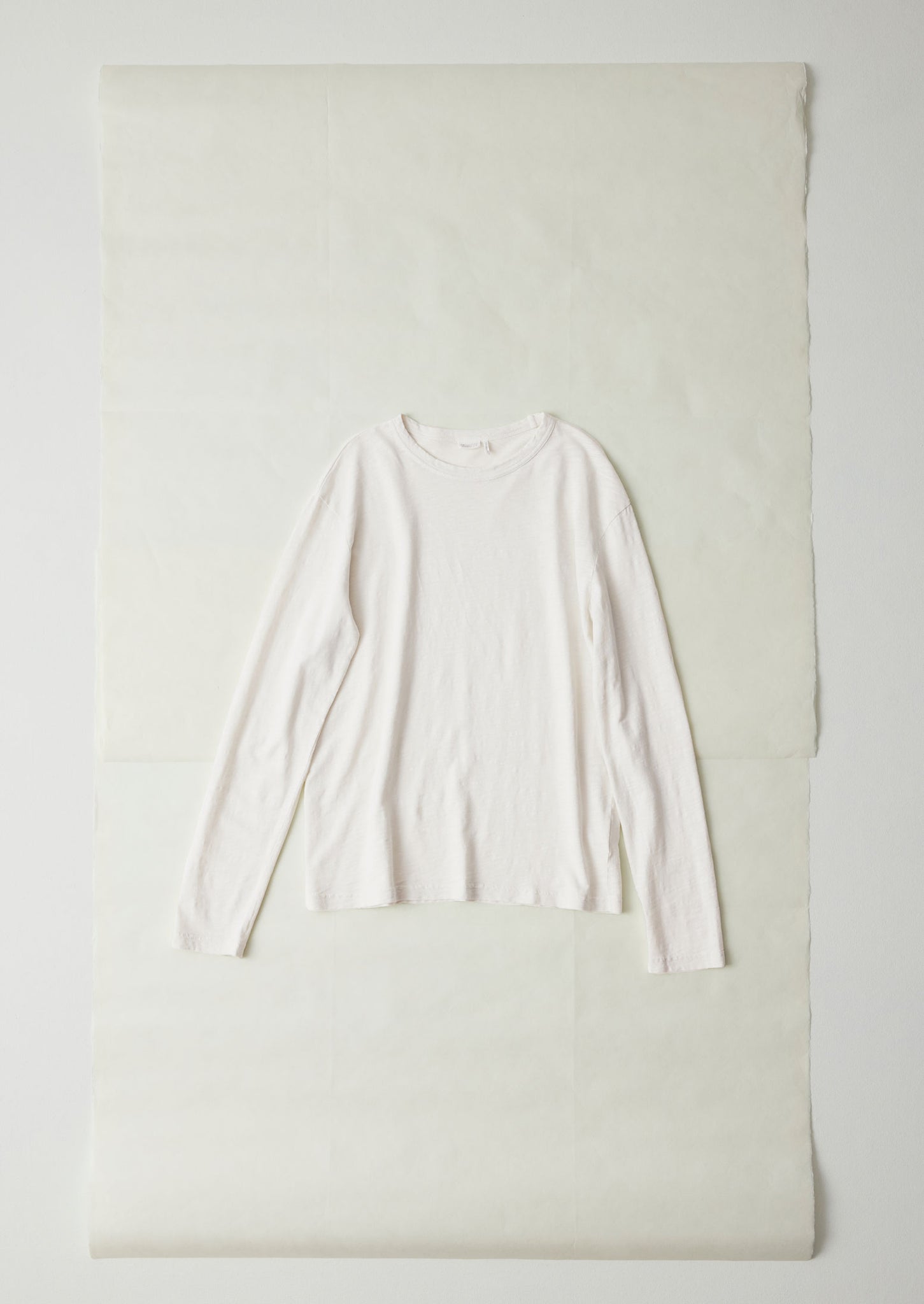 Frank Cotton Long Sleeve Tee | Chalk
