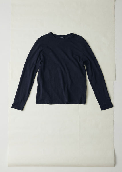 Frank Cotton Long Sleeve Tee Prussian