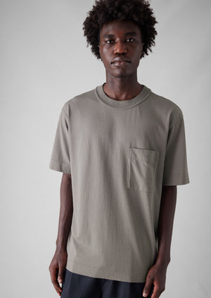 Garment Dyed Organic Cotton Tee | Dark Carbon