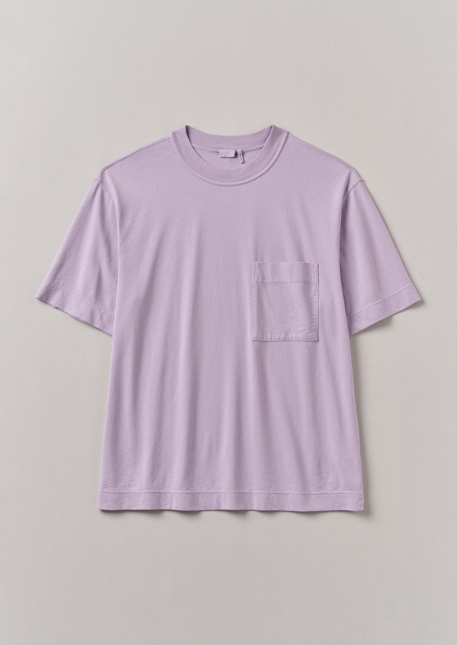 Garment Dyed Organic Cotton Tee | Wood Lilac
