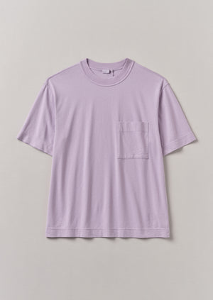 Garment Dyed Organic Cotton Tee | Wood Lilac