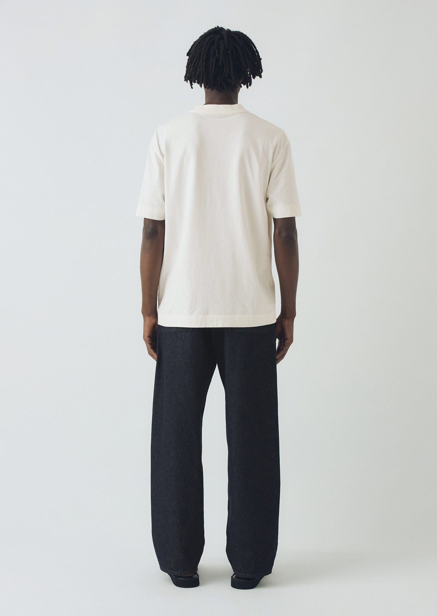 Cotton Relaxed Tee | Paper White