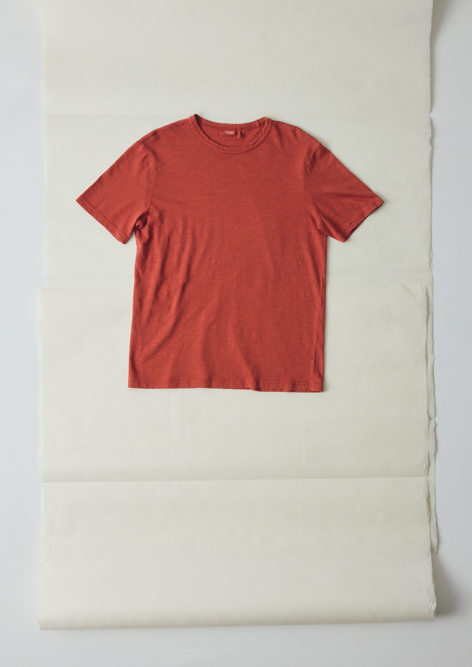 Theo Cotton Short Sleeve Tee | Terracotta | TOAST