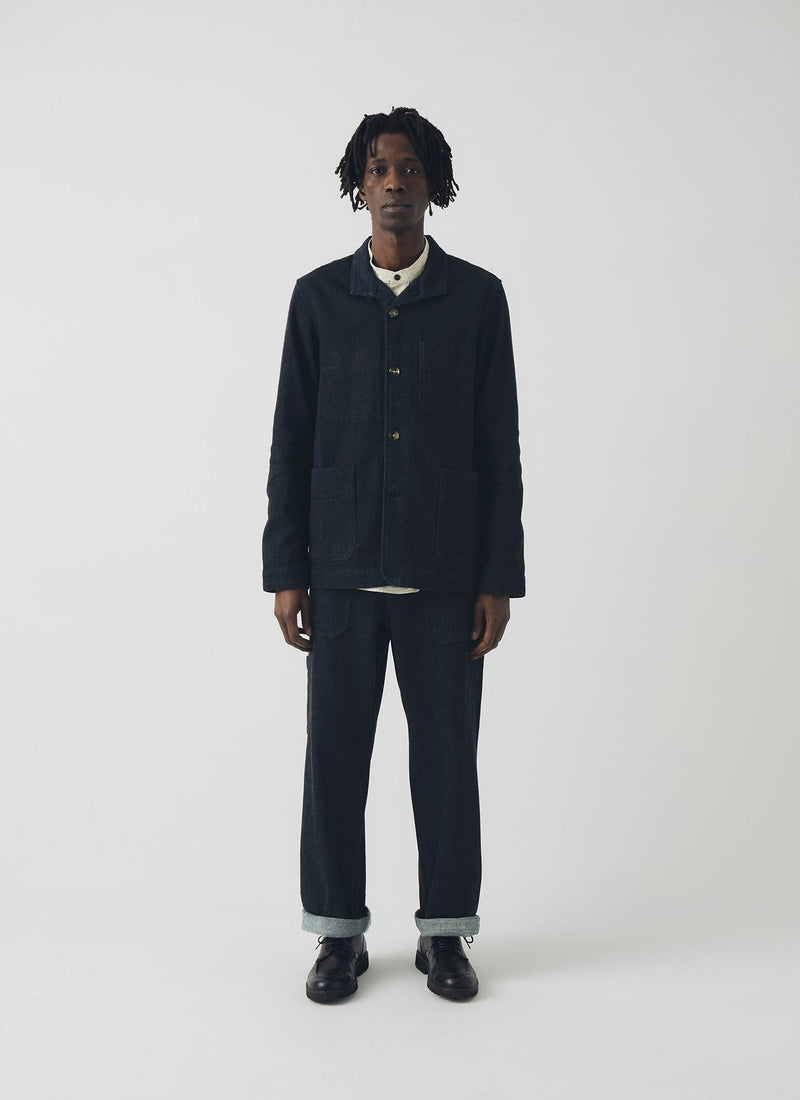 Monty Japanese Denim Jacket | Indigo