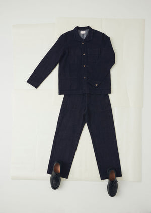 Monty Japanese Denim Jacket | Indigo
