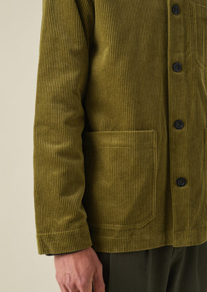 Arlo Organic Cord Jacket | Woodland Green