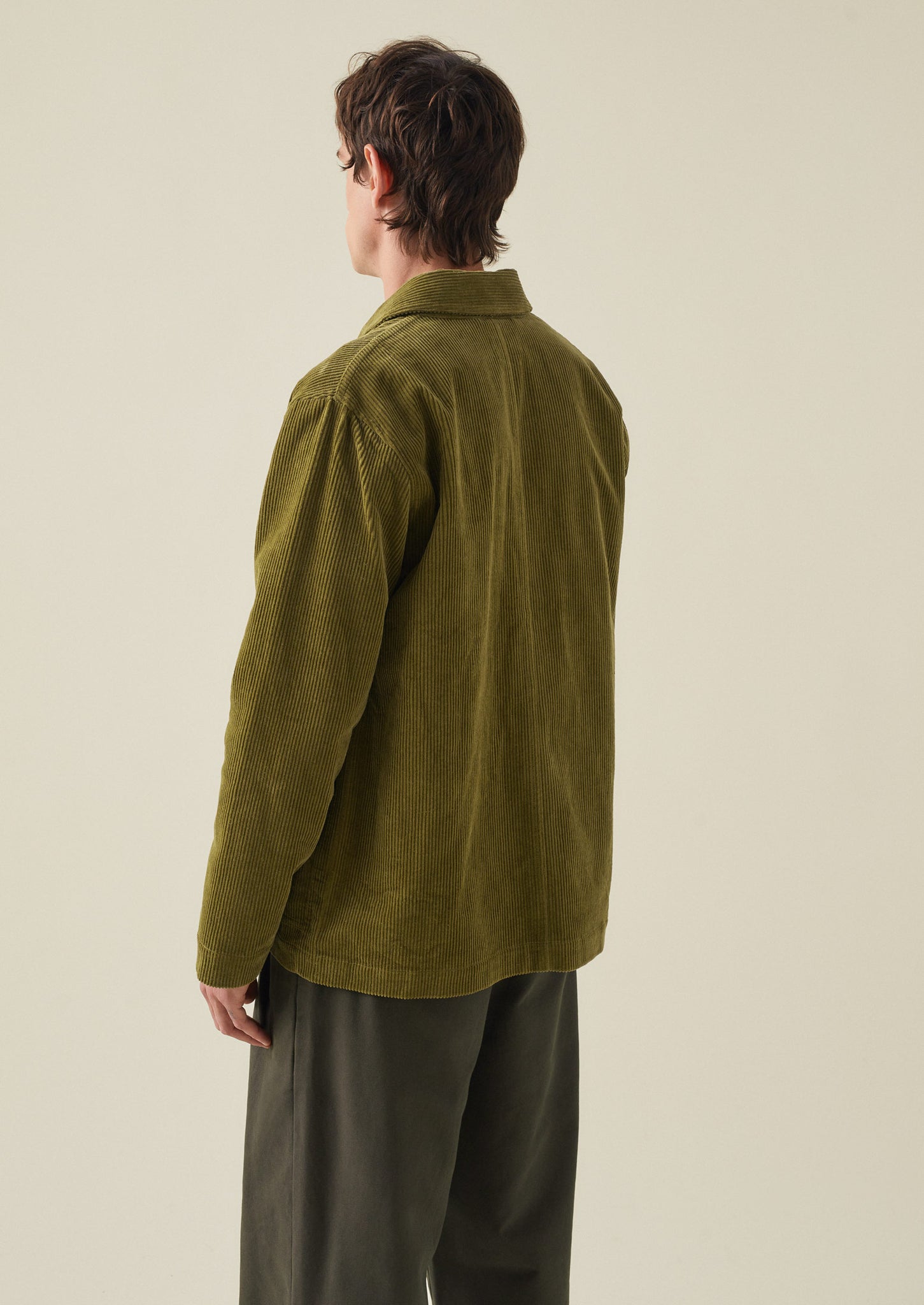 Arlo Organic Cord Jacket | Woodland Green