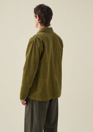 Arlo Organic Cord Jacket | Woodland Green