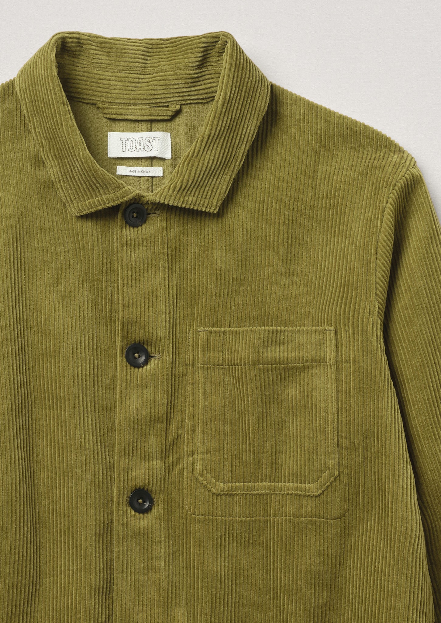 Arlo Organic Cord Jacket | Woodland Green