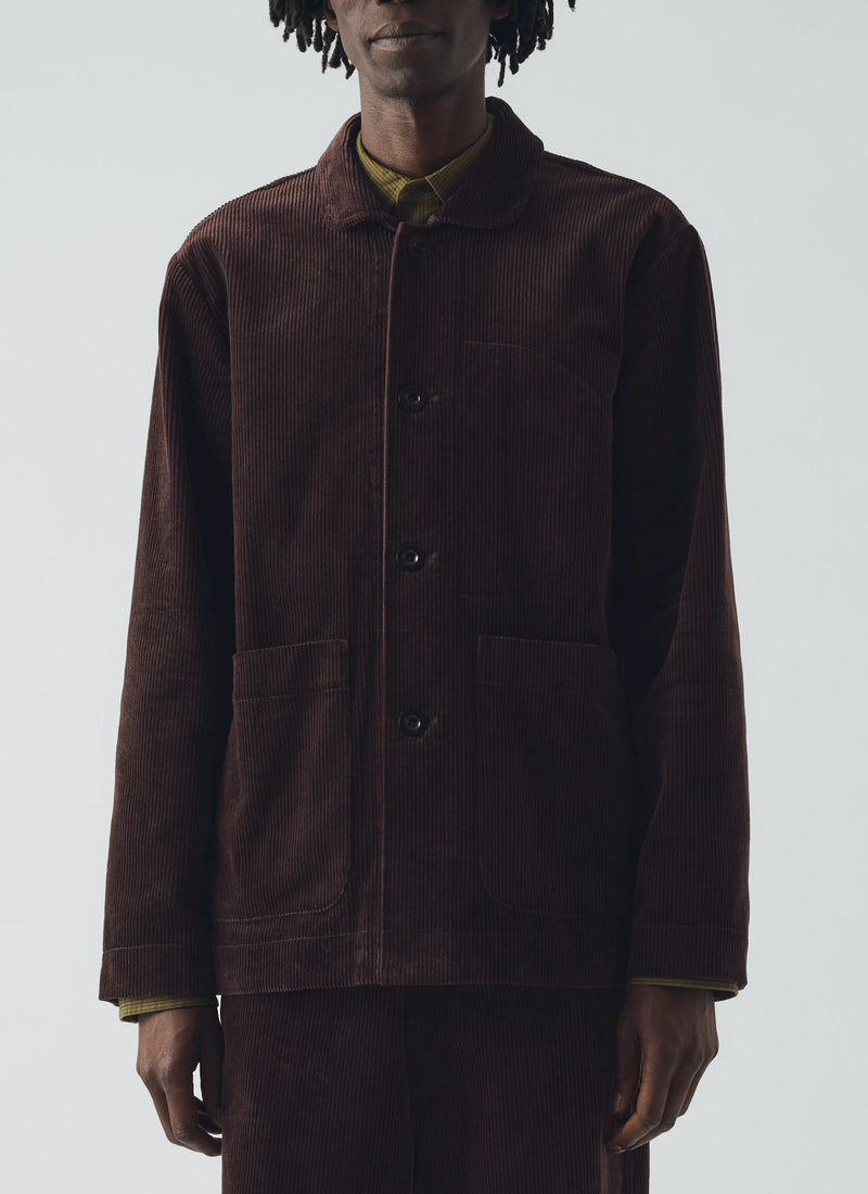 Organic Cord Chore Jacket | Java