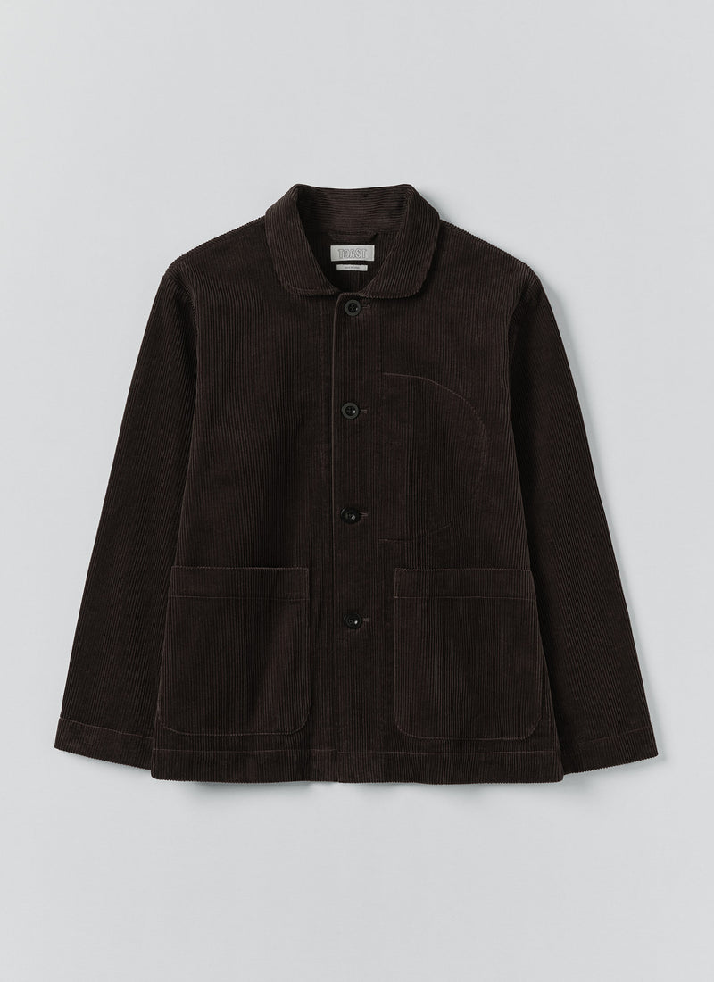 Organic Cord Chore Jacket | Java
