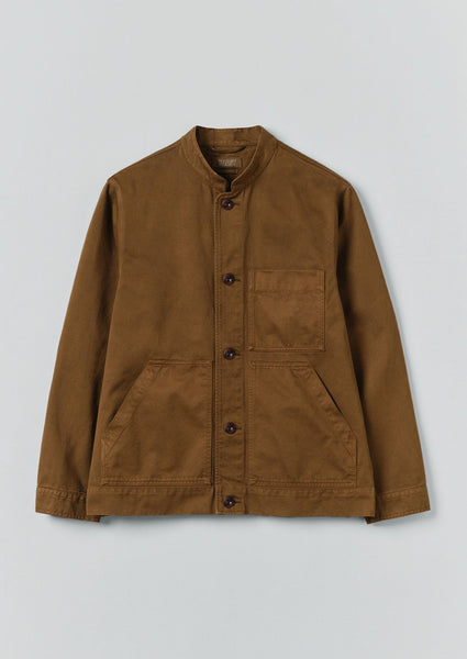 Garment Dyed Cotton Twill Jacket