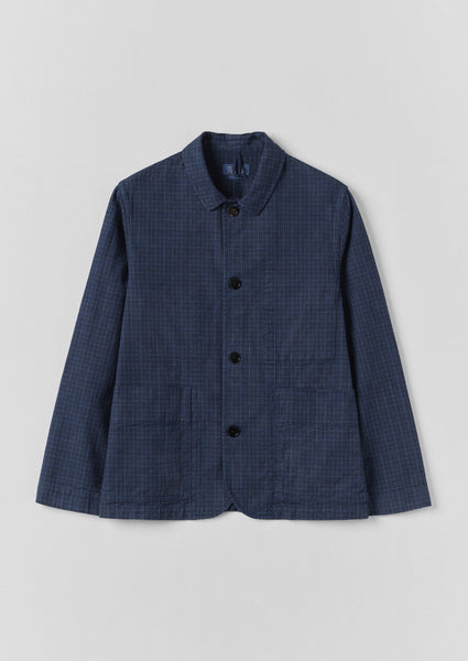 Unstructured Overdyed Chore Jacket Delft