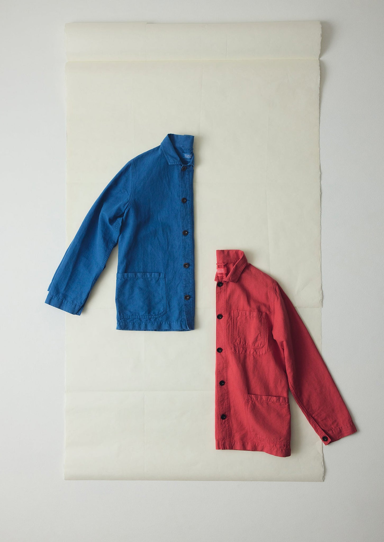 Arlo Garment Dyed Herringbone Jacket | Cardinal Red