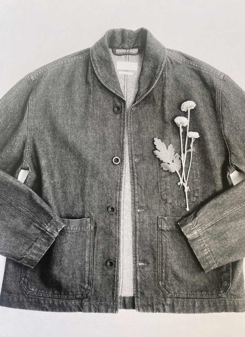 Cotton Linen Denim Jacket | Indigo