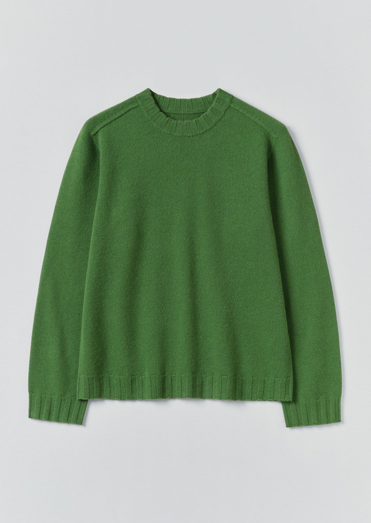 Wool Cashmere Sweater | Mineral Green