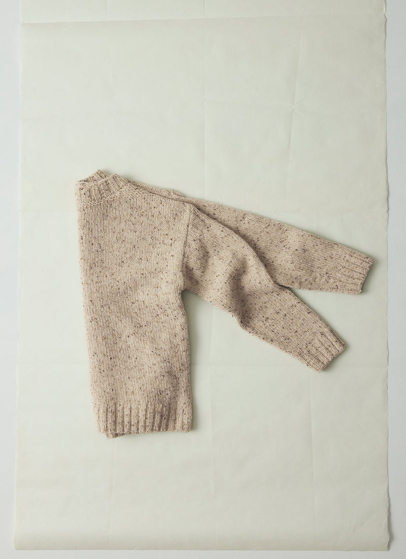 Finn Donegal Wool Sweater | Oatmeal