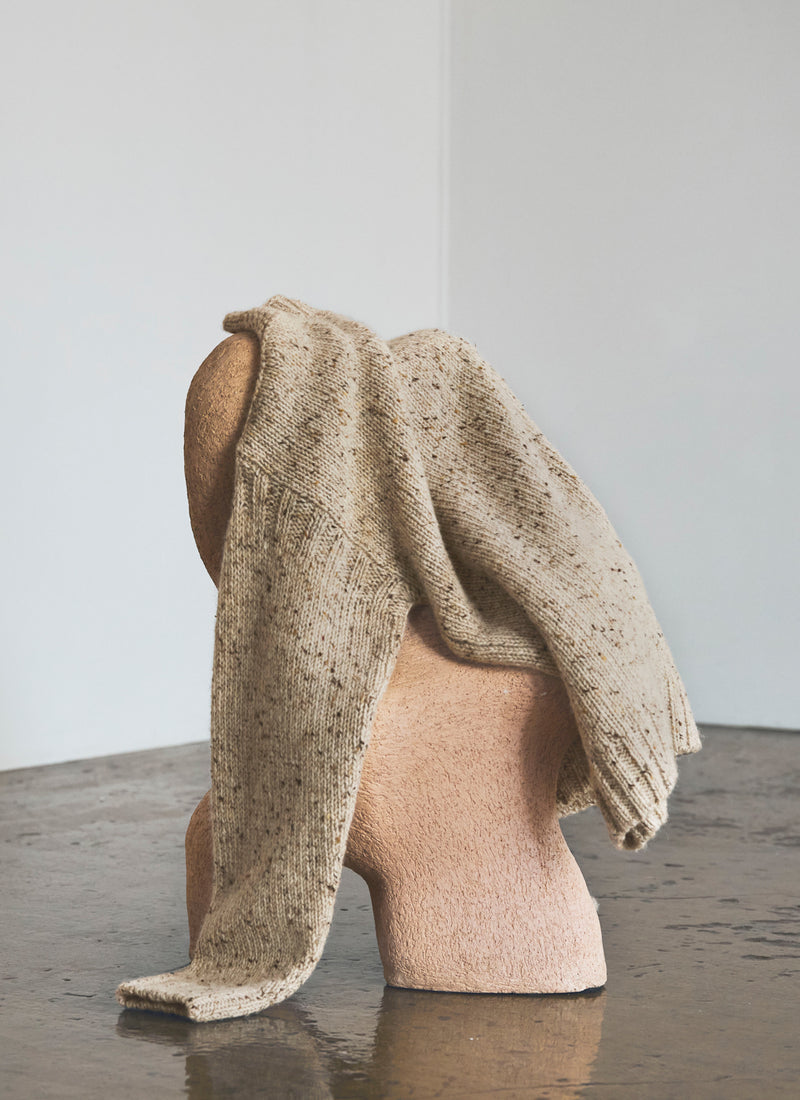 Finn Donegal Wool Sweater | Oatmeal