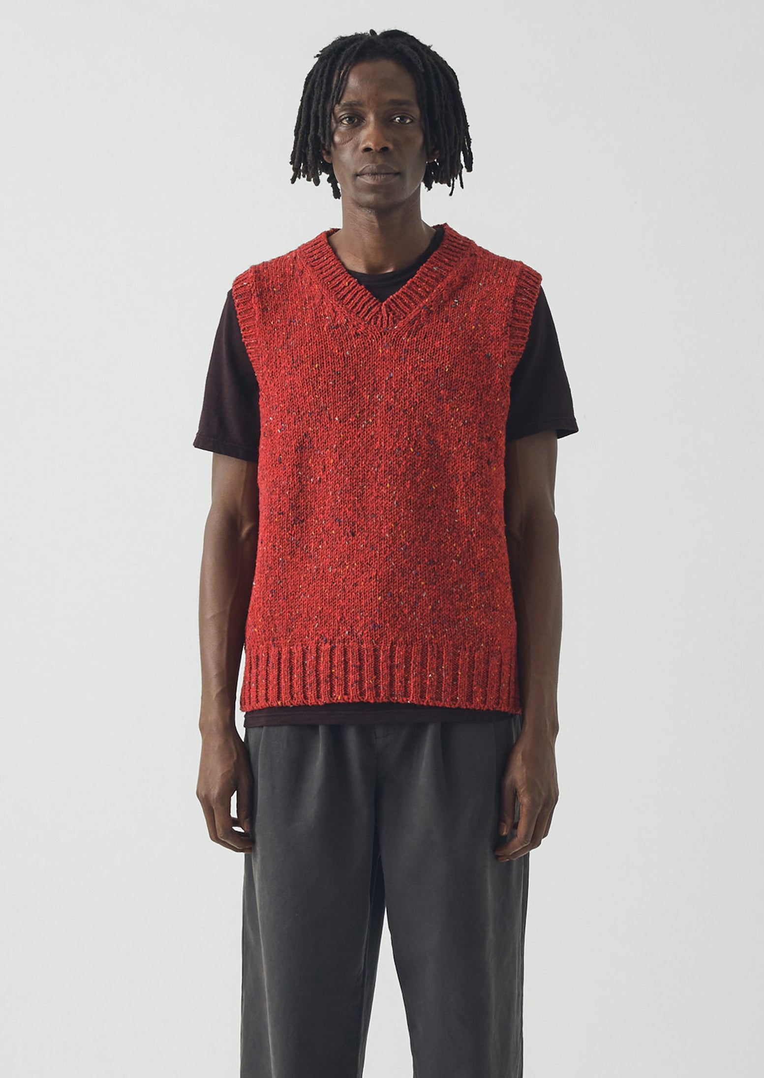 Donegal Wool Knitted Tank | Hawthorn | TOAST