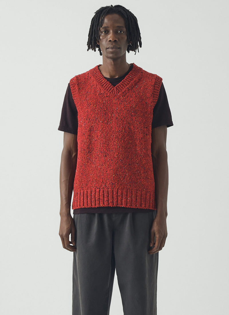 Donegal Wool Knitted Tank | Hawthorn