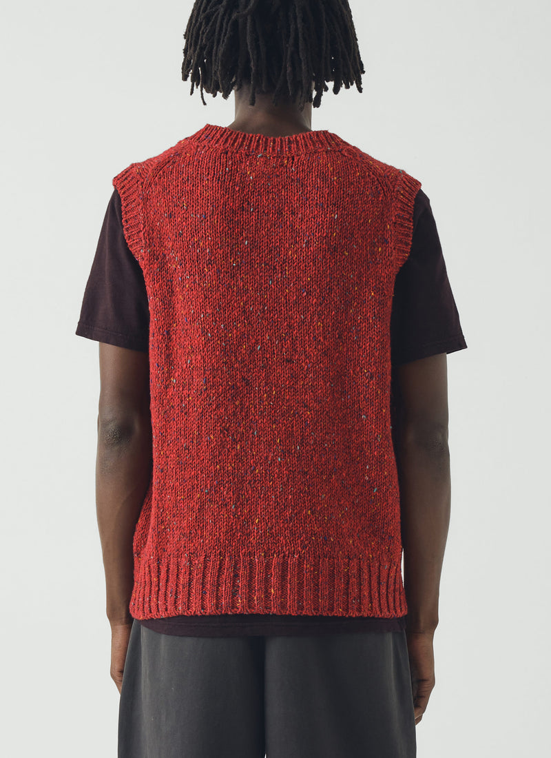 Donegal Wool Knitted Tank | Hawthorn